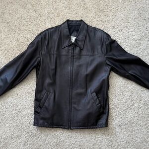 Men's Black Remy Leather Jacket